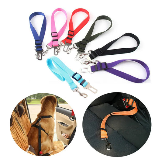 Safe Driving Pet Car Seat Belt Nylon Adjustable