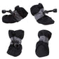 4pcs Waterproof Pet Dog Shoes Anti-slip Rain Snow