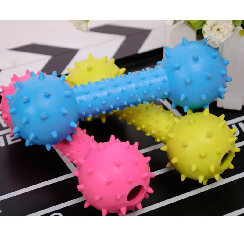 18 Style Pet Rubber Squeaky Chew Toys