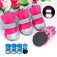 Warm Dog Reflective Anti-Slip Rain Snow Pet Boots Paw Protecters For Small Dogs