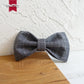 MUTTCO Collection THE SUIT PLAID Bow Tie Collar And Leash Set