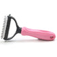 Pet Fur Rake Grooming Brush Comb