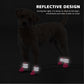 4 pcs Small Dog Shoes Reflective