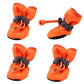 4pcs Waterproof Pet Dog Shoes Anti-slip Rain Snow