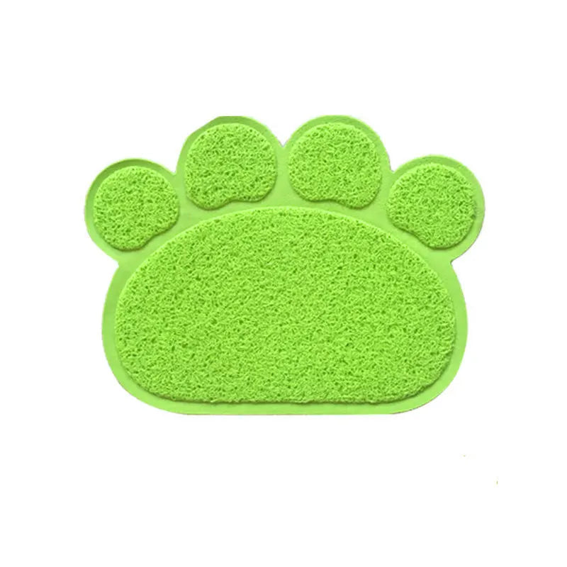 Paw Print Litter Mat Waterproof