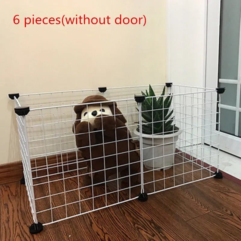 Foldable Pet Playpen Iron Fence