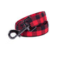 Unique Style Paws Christmas Plaid  Dog Collar And Leash Set Gift for