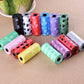 Pet Supply 10Rolls 150pcs Printing Cat Dog Waist Bags