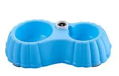 Pet Automatic Water-saving plastic dog bowl A bowl of dual-use for drinking and eating Polypropylene safety and non-toxic