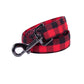 Unique Style Paws Christmas Plaid  Dog Collar And Leash Set Gift for