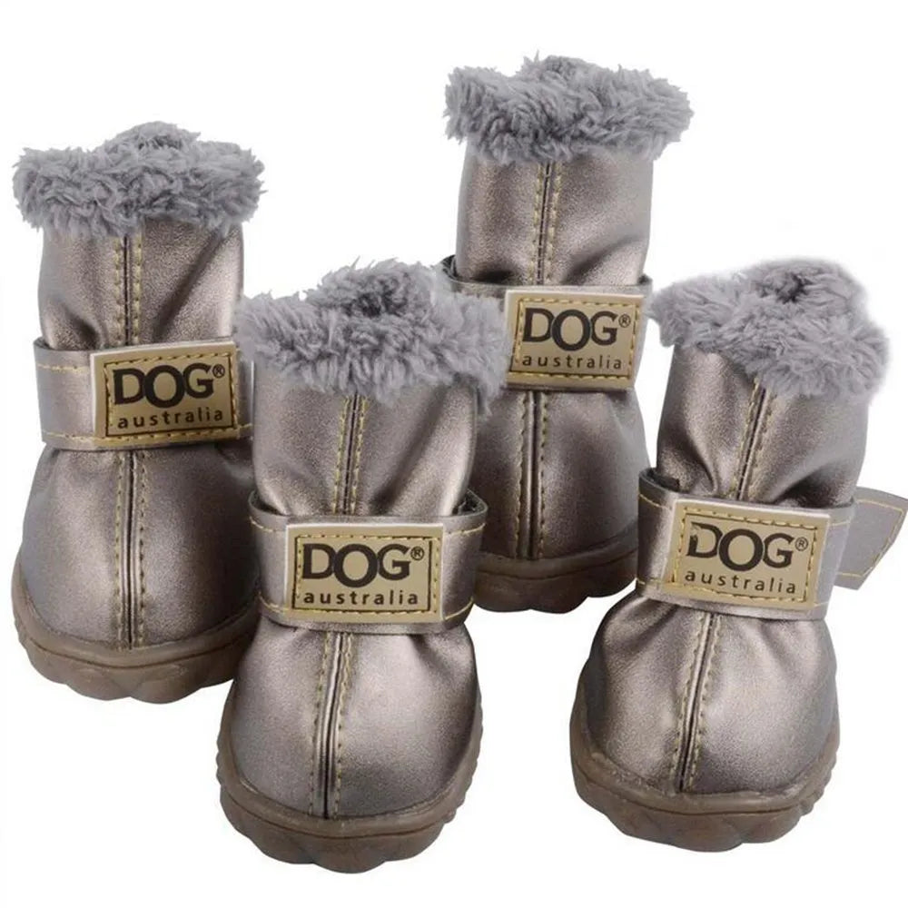 Waterproof Pet Shoes Winter Snow Boots