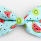 Watermelon Dog Collar Bow Tie with Metal Buckle