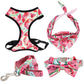 pink watermelon Dog Collar Bow Tie  with Metal Buckle Big and Small Dog&Cat Collar