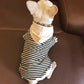 Parent-child Cotton Stripes Dog Hoodie Pet Clothes