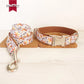 MUTTCO Collection THE GOLDEN CHRISTMAS Bow Tie Collar And Leash Set