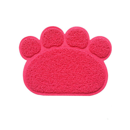 Paw Print Litter Mat Waterproof