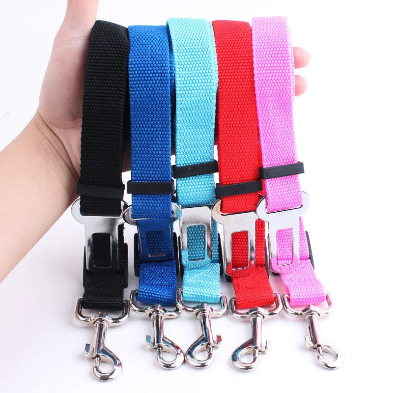 Safe Driving Pet Car Seat Belt Nylon Adjustable