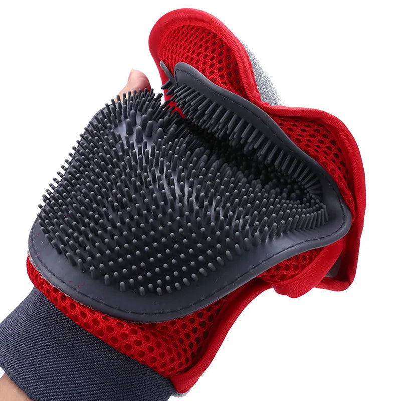 Pet Grooming Hair Brush Glove