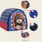 Warm Dog House Comfortable Print Stars Kennel Mat