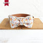 MUTTCO Collection THE GOLDEN CHRISTMAS Bow Tie Collar And Leash Set