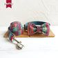 MUTTCO THE MAYA engraved pet Bow Tie Collar And Leash Set