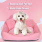 Luxury Dog Sofa Pink/Gray Rhinestone Pet Bed