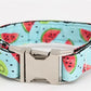 Watermelon Dog Collar Bow Tie with Metal Buckle