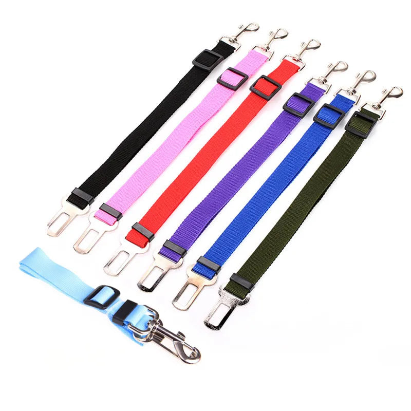 Safe Driving Pet Car Seat Belt Nylon Adjustable