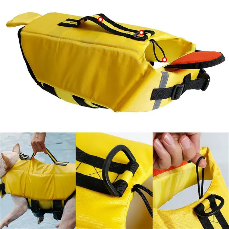 Dog Life Vest Large Pet Swimming Jacket