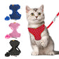 Rhinestone Mesh Cat or Small Dog Harness And Leash Set