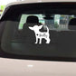 Cute Decal Personalized Dog Name Vinyl Sticker