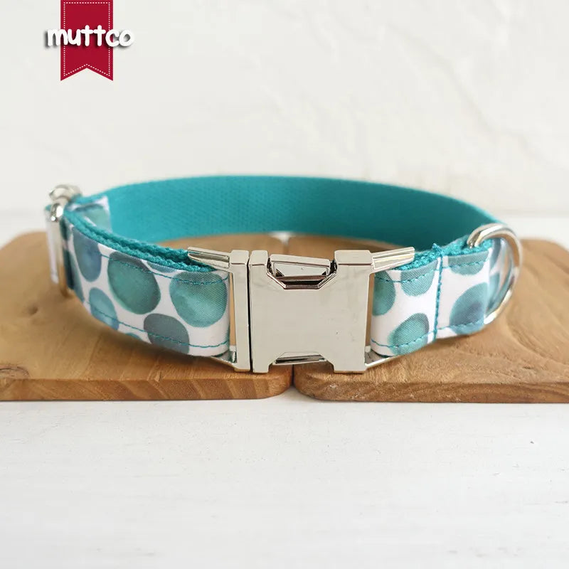 MUTTCO Collection THE BUBBLE Bow Tie Collar And Leash Set