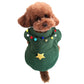 Christmas Tree Style Dog Clothes Pet Dog Cloak