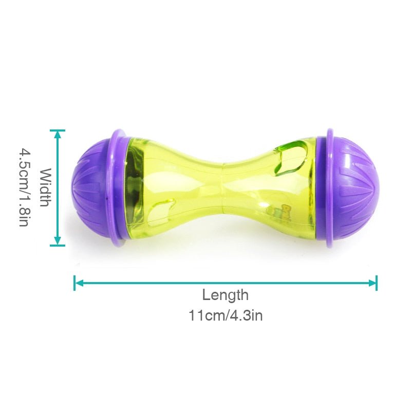 Dog or Cat Tumbler Leakage Food Ball for Training Playing Exercise IQ Toy