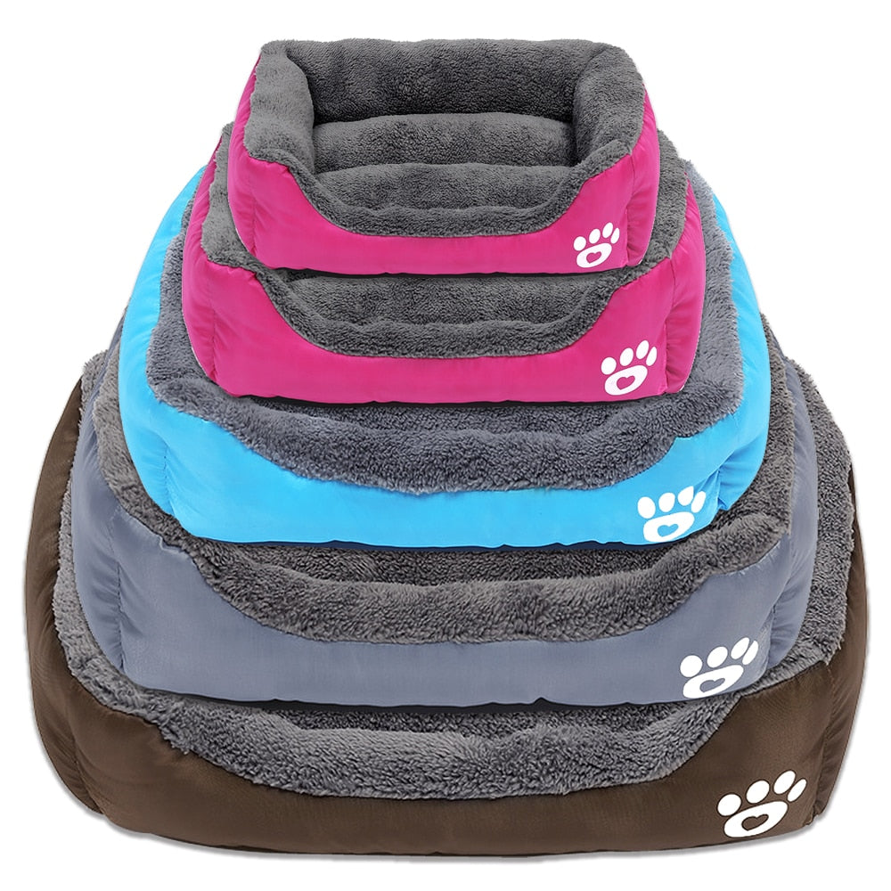 Pet Sofa Dog Bed Soft Fleece & Waterproof Bottom small to 2XL