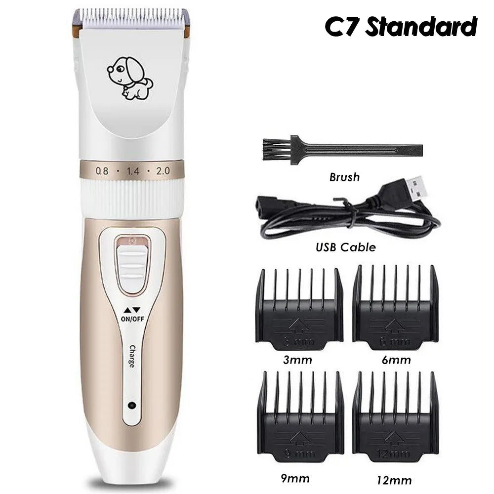 Electrical Pet Clipper Professional Grooming Kit Rechargeable