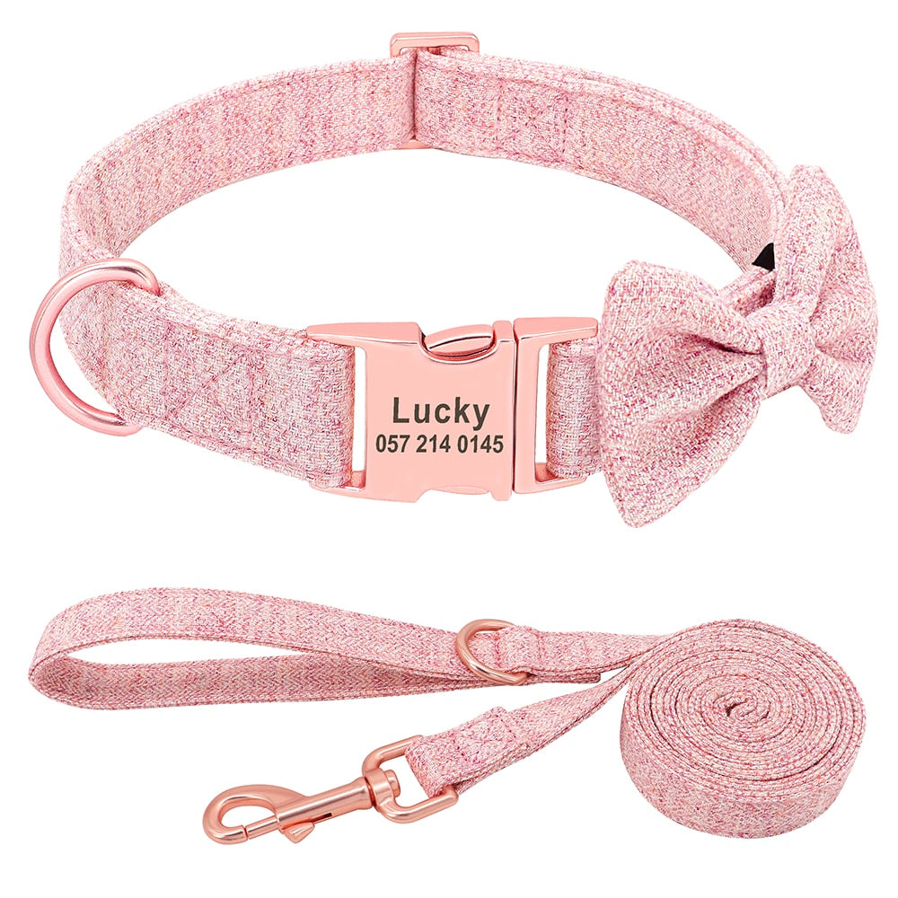 Customized Dog Collar Leash Set High Quality