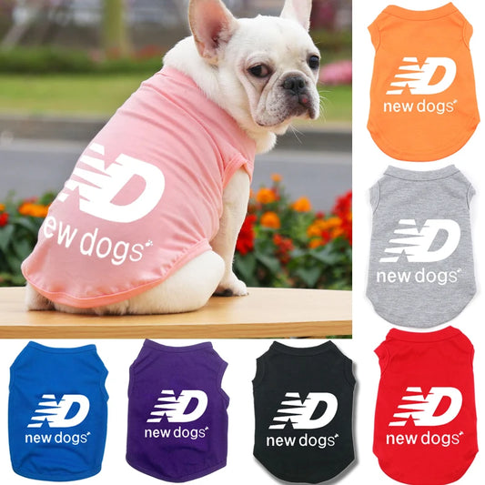 New Dogs Light Weight T-Shirt for Pets