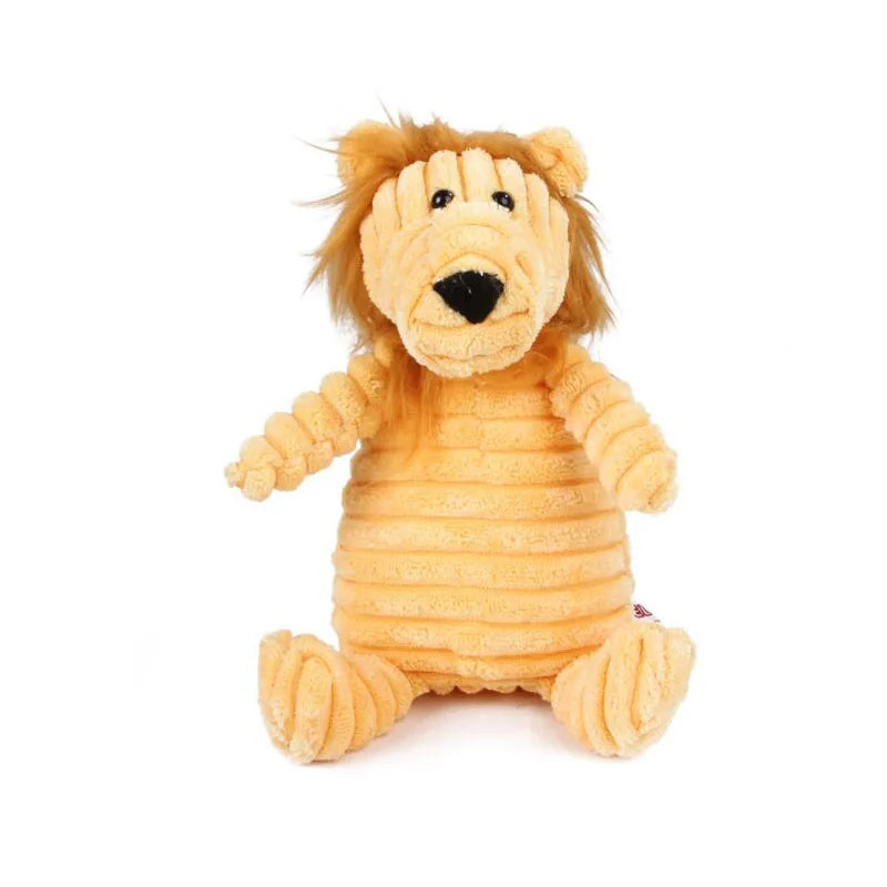 Cute Plush Corduroy Squeak Toy