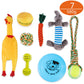 Dog Toy Kit Interactive Chewing Rope Ball Toys Set