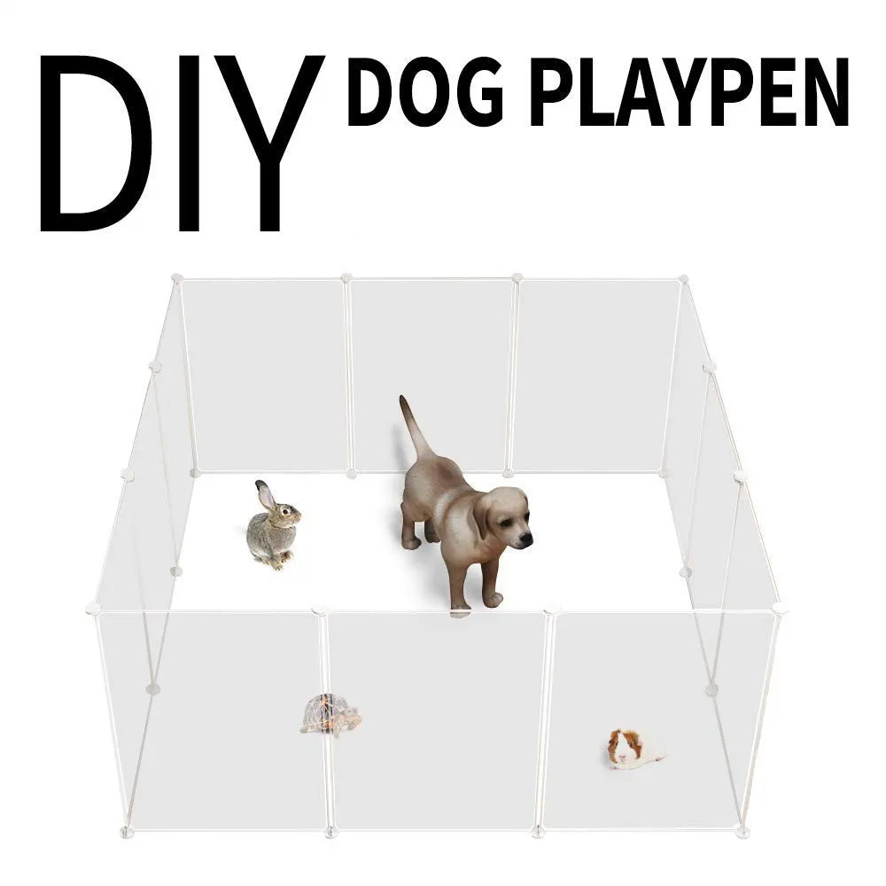 Foldable Pet Playpen Iron Fence