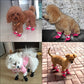 4pcs Waterproof Pet Dog Shoes Anti-slip Rain Snow