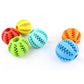 5/7/11cm Rubber Ball Interactive Treat Dispenser and Teeth Cleaner