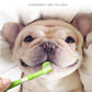 Pet Toothbrush Kit Three Sided Dog Brush Toothpaste Addition