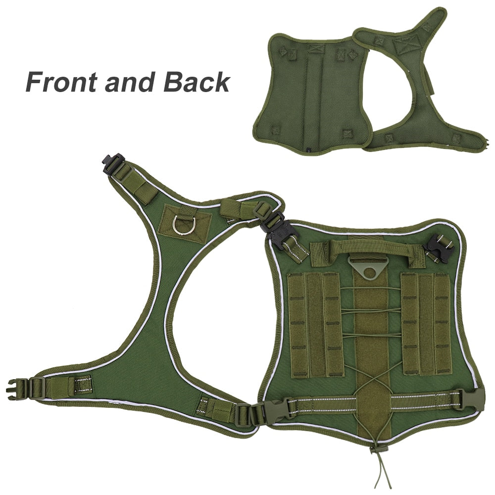 Military Tactical Dog Harness No Pull Working Pet