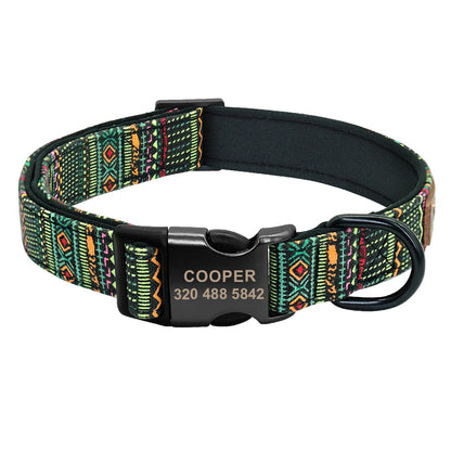 Personalized Dog Collar Leash Custom Puppy Pet Collar Pitbull Collars Pet Product Small Dog Collar for Small Medium Large Dog