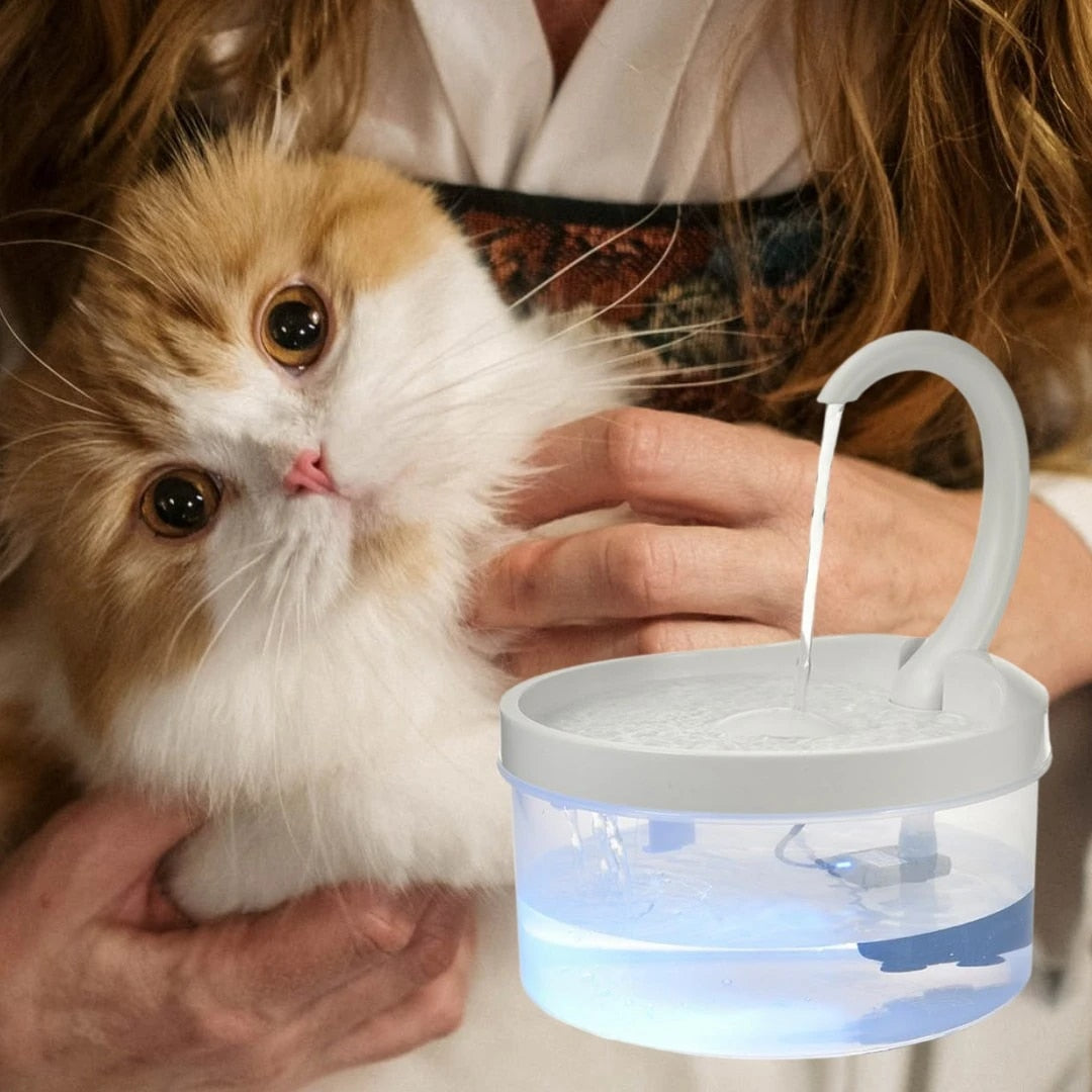 Pet Water Fountain Swan Neck Shaped Cat Water Dispenser