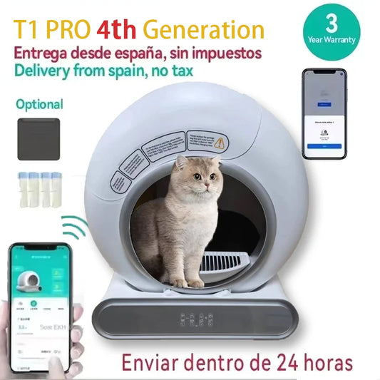 Automatic Smart Cat Litter Box Self Cleaning App