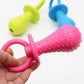 Small Dogs Rubber Resistance To Bite Dog Toy Teeth Cleaning Chew