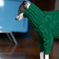 Green turtleneck thickened pet sweater